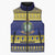 Niue Christmas Sleeveless Puffer Jacket Monuina e Kilisimasi Hiapo Motifs - Polynesian Pride