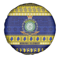 Niue Christmas Spare Tire Cover Monuina e Kilisimasi Hiapo Motifs - Polynesian Pride