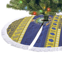 Niue Christmas Tree Skirt Monuina e Kilisimasi Hiapo Motifs - Polynesian Pride