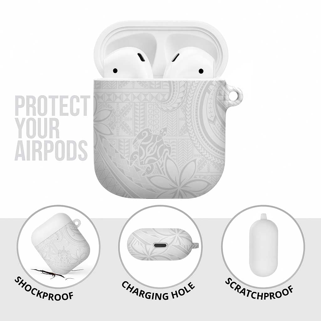 Tapu Fanau Ia Niue AirPods Case Happy White Sunday Unique Hiapo - Polynesian Pride