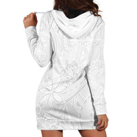Tapu Fanau Ia Niue Hoodie Dress Happy White Sunday Unique Hiapo - Polynesian Pride
