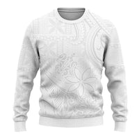 Tapu Fanau Ia Niue Ugly Christmas Sweater Happy White Sunday Unique Hiapo - Polynesian Pride