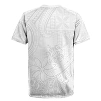 Tapu Fanau Ia Niue Rugby Jersey Happy White Sunday Unique Hiapo - Polynesian Pride