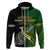 Personalised New Zealand and South Africa Rugby Hoodie 2023 World Cup Final All Black Springboks Together LT14 - Polynesian Pride