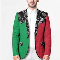 Vanuatu Cowboy Blazer Cowboy Symbols Split Stylized - Polynesian Pride