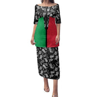 Vanuatu Cowboy Family Matching Puletasi and Hawaiian Shirt Cowboy Symbols Split Stylized - Polynesian Pride