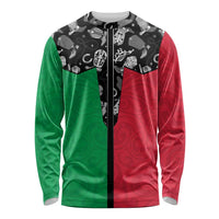 Vanuatu Cowboy Long Sleeve Shirt Cowboy Symbols Split Stylized - Polynesian Pride