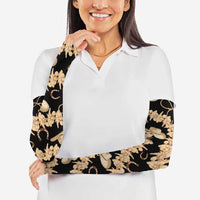 Vanuatu Cowboy Arm Sleeves Seamless Straw Hats Hibiscus - Polynesian Pride