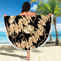 Vanuatu Cowboy Beach Blanket Seamless Straw Hats Hibiscus - Polynesian Pride