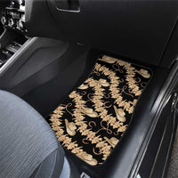 Vanuatu Cowboy Car Mats Seamless Straw Hats Hibiscus - Polynesian Pride