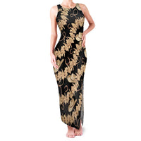 Vanuatu Cowboy Family Matching Tank Maxi Dress and Hawaiian Shirt Seamless Straw Hats Hibiscus - Polynesian Pride