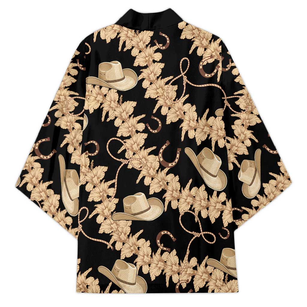 Vanuatu Cowboy Kimono Seamless Straw Hats Hibiscus - Polynesian Pride