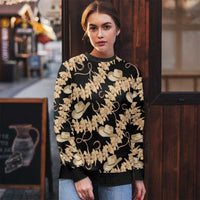 Vanuatu Cowboy Ugly Christmas Sweater Seamless Straw Hats Hibiscus - Polynesian Pride