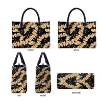 Vanuatu Cowboy Leather Bag Seamless Straw Hats Hibiscus - Polynesian Pride