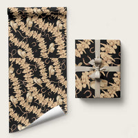 Vanuatu Cowboy Wrapping Paper Seamless Straw Hats Hibiscus - Polynesian Pride