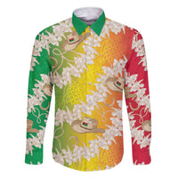 Vanuatu Cowboy Family Matching Short Sleeve Bodycon Dress and Hawaiian Shirt Straw Hats Hibiscus With Sand Drawing - Polynesian Pride