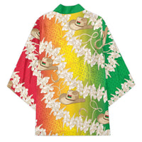 Vanuatu Cowboy Kimono Straw Hats Hibiscus With Sand Drawing - Polynesian Pride