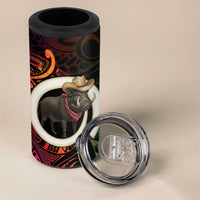 Vanuatu Boar Cowboy 4 in 1 Can Cooler Tumbler Tusk Gradient Polynesian Pattern - Polynesian Pride