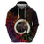 Vanuatu Boar Cowboy Hoodie Tusk Gradient Polynesian Pattern - Polynesian Pride