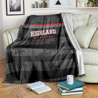 Fiji Naitasiri Rugby Blanket Go Highland Warriors LT14 Black - Polynesian Pride