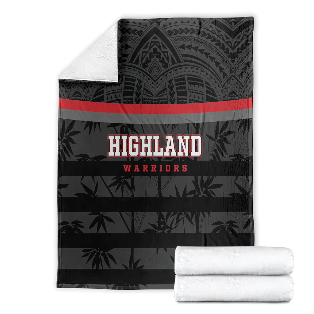 Fiji Naitasiri Rugby Blanket Go Highland Warriors LT14 - Polynesian Pride