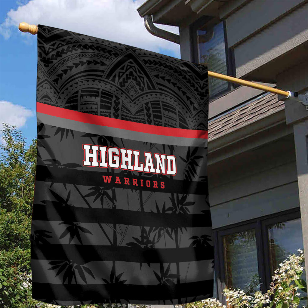 Fiji Naitasiri Rugby Garden Flag Go Highland Warriors LT14 - Polynesian Pride