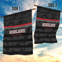 Fiji Naitasiri Rugby Garden Flag Go Highland Warriors LT14 - Polynesian Pride