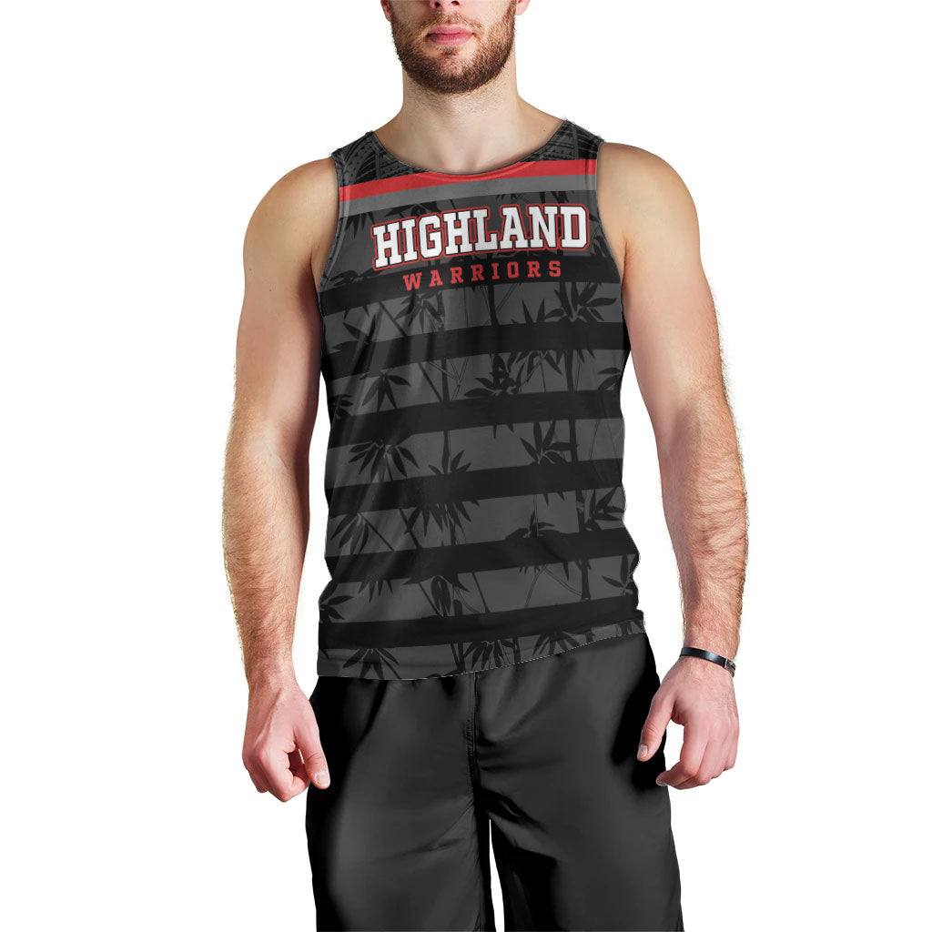 Fiji Naitasiri Rugby Custom Men Tank Top Go Highland Warriors LT14 - Polynesian Pride