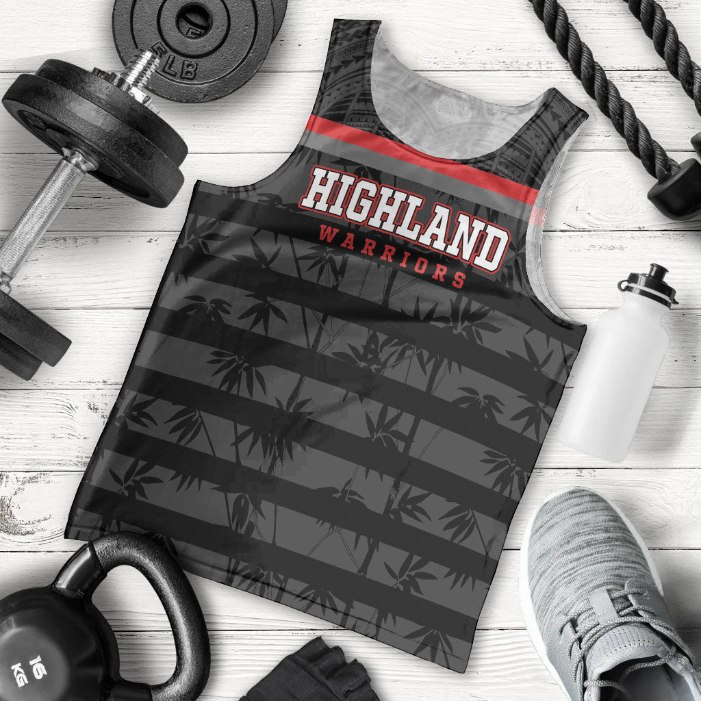 Fiji Naitasiri Rugby Custom Men Tank Top Go Highland Warriors LT14 - Polynesian Pride