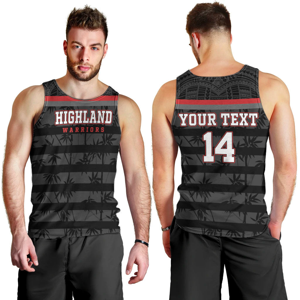 Fiji Naitasiri Rugby Custom Men Tank Top Go Highland Warriors LT14 - Polynesian Pride