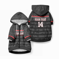 Fiji Naitasiri Rugby Custom Pet Hoodie Go Highland Warriors LT14 Zip-up Black - Polynesian Pride