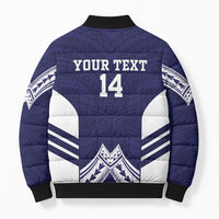 Fiji Nadi Rugby Custom Bomber Puffer Jacket Kikau O Nadi Ko LT14 - Polynesian Pride