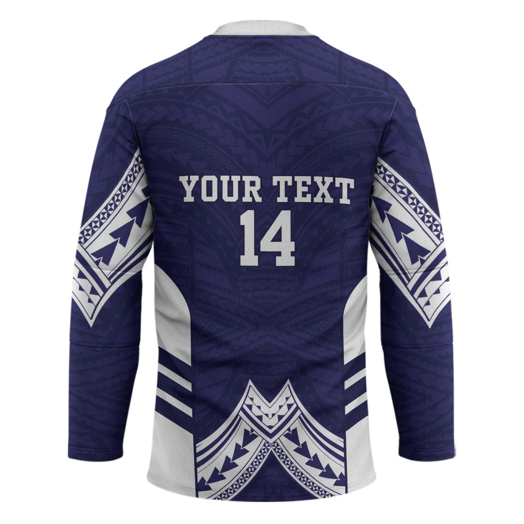 Fiji Nadi Rugby Custom Hockey Jersey Kikau O Nadi Ko LT14 - Polynesian Pride