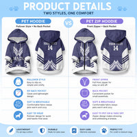 Fiji Nadi Rugby Custom Pet Hoodie Kikau O Nadi Ko LT14 - Polynesian Pride