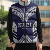 Fiji Nadi Rugby Custom Sleeveless Puffer Jacket Kikau O Nadi Ko LT14 - Polynesian Pride