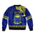 Personalised Fiji Natabua High School Bomber Jacket Fijian Tapa Pattern LT14 - Polynesian Pride