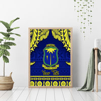 Personalised Fiji Natabua High School Canvas Wall Art Fijian Tapa Pattern LT14 - Polynesian Pride