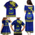 Personalised Fiji Natabua High School Family Matching Puletasi Dress and Hawaiian Shirt Fijian Tapa Pattern LT14 - Polynesian Pride