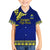 Personalised Fiji Natabua High School Kid Hawaiian Shirt Fijian Tapa Pattern LT14 Kid Blue - Polynesian Pride