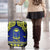 Personalised Fiji Natabua High School Luggage Cover Fijian Tapa Pattern LT14 - Polynesian Pride