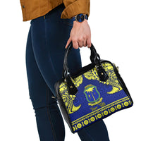 Personalised Fiji Natabua High School Shoulder Handbag Fijian Tapa Pattern LT14 - Polynesian Pride