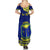 Personalised Fiji Natabua High School Summer Maxi Dress Fijian Tapa Pattern LT14 - Polynesian Pride