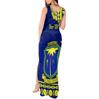 Personalised Fiji Natabua High School Tank Maxi Dress Fijian Tapa Pattern LT14 - Polynesian Pride