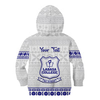 Personalised Fiji Labasa College Kid Hoodie Fijian Tapa Pattern LT14 - Polynesian Pride