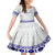 Personalised Fiji Labasa College Kid Short Sleeve Dress Fijian Tapa Pattern LT14 KID White - Polynesian Pride