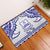 Personalised Fiji Labasa College Rubber Doormat Fijian Tapa Pattern LT14 White - Polynesian Pride