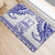 Personalised Fiji Labasa College Rubber Doormat Fijian Tapa Pattern LT14 - Polynesian Pride