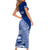 Personalised Fiji Queen Victoria School Short Sleeve Bodycon Dress Fijian Tapa Pattern LT14 - Polynesian Pride