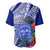 Personalised Samoana High School Baseball Jersey American Samoa Schools Polynesian Tropical Flowers LT14 - Polynesian Pride