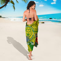 Personalised Leone High School Sarong American Samoa Schools Polynesian Tropical Flowers LT14 - Polynesian Pride